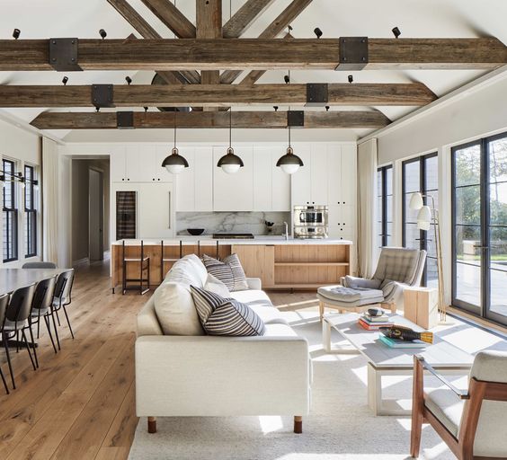 Follow the Same Style as Your Wooden Beams