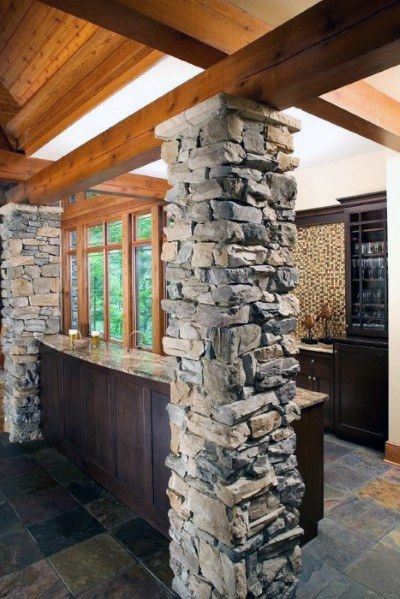 Natural Stone Beams and Columns